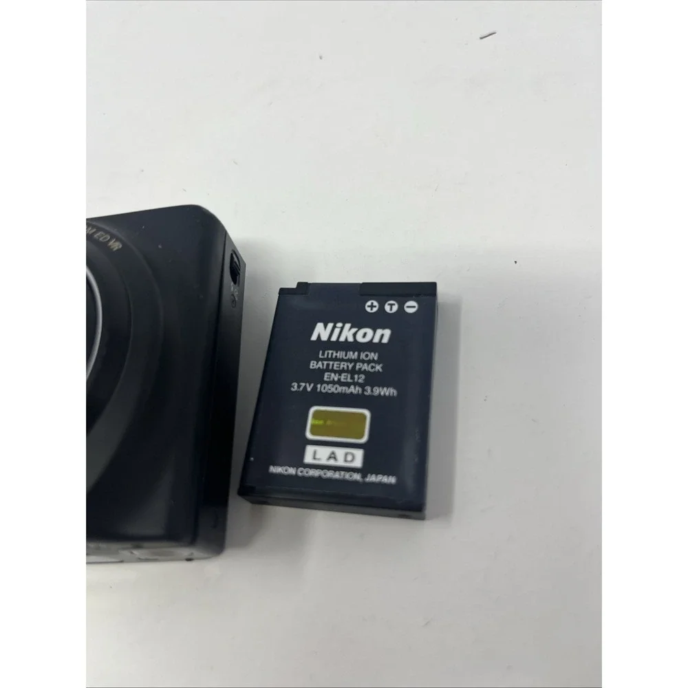 Nikon Coolpix S9100 12.1MP Digital Camera – Black –‎ For Parts Repair